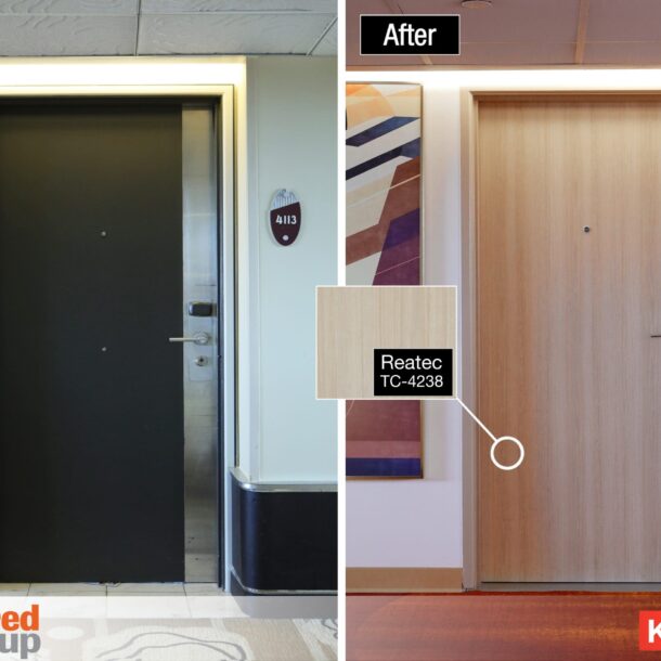 The Disney Contemporary Resort Doors Before & After Reatec TC-4238