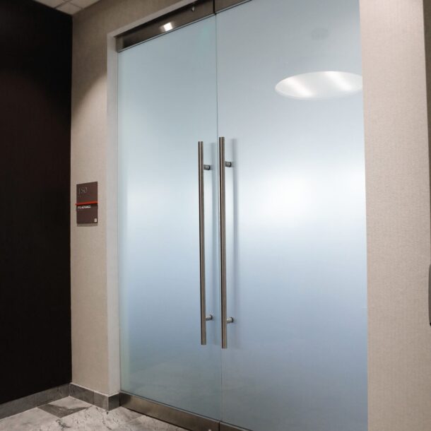 Barton Malow Privacy Film 3M Glass Doors