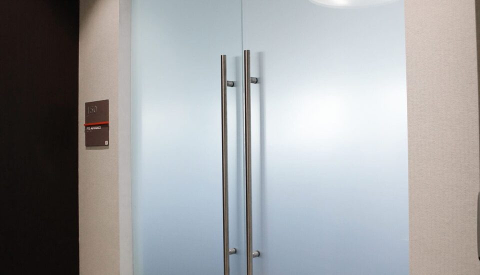Barton Malow Privacy Film 3M Glass Doors