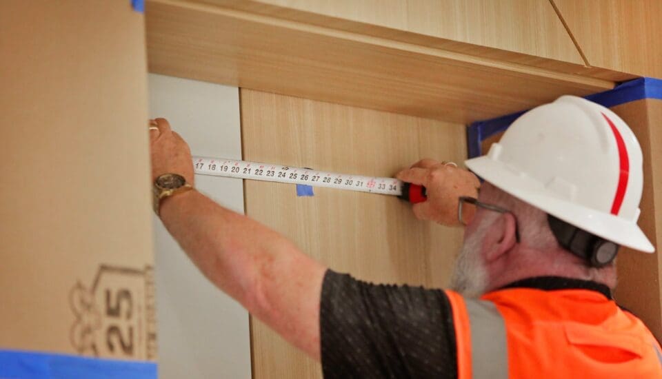 Engineered Group checking detail measurements