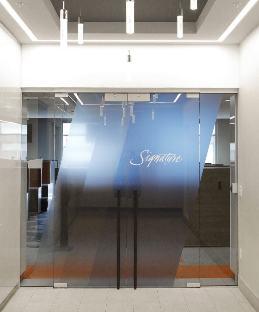 glass door privacy film by EG