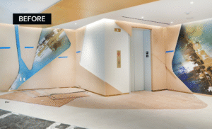 Elevator Landing Before