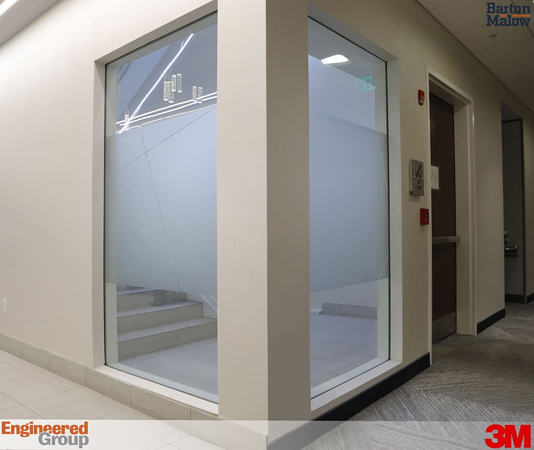 Barton Malow Privacy Film 3M
