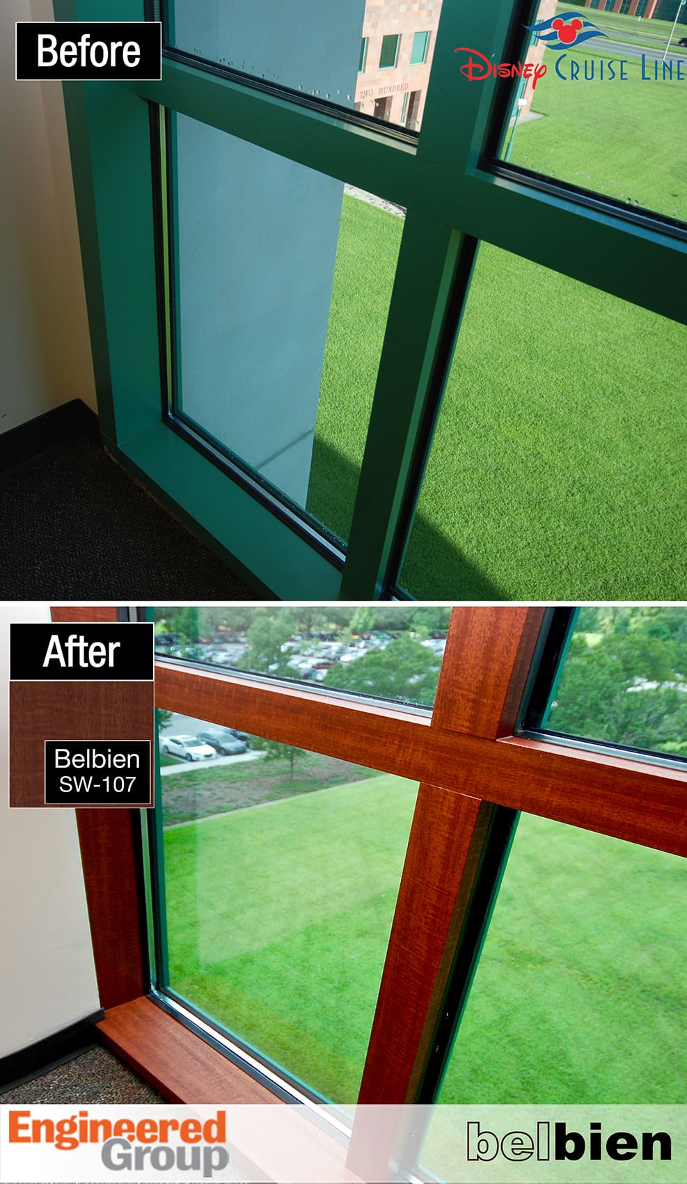 Disney Celebration Place Window Trim with Belbien SW-107