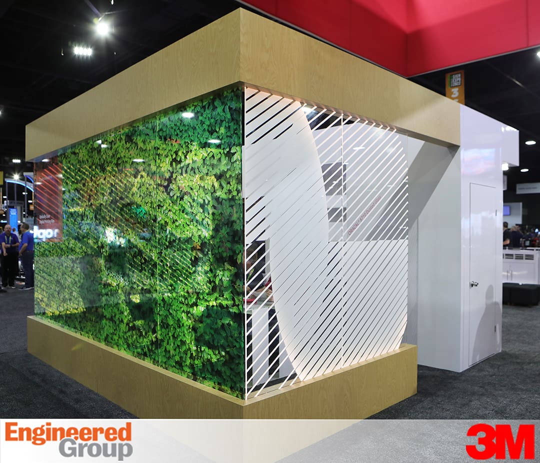 3M Trade Show Booth Custom Decorative Glass Films