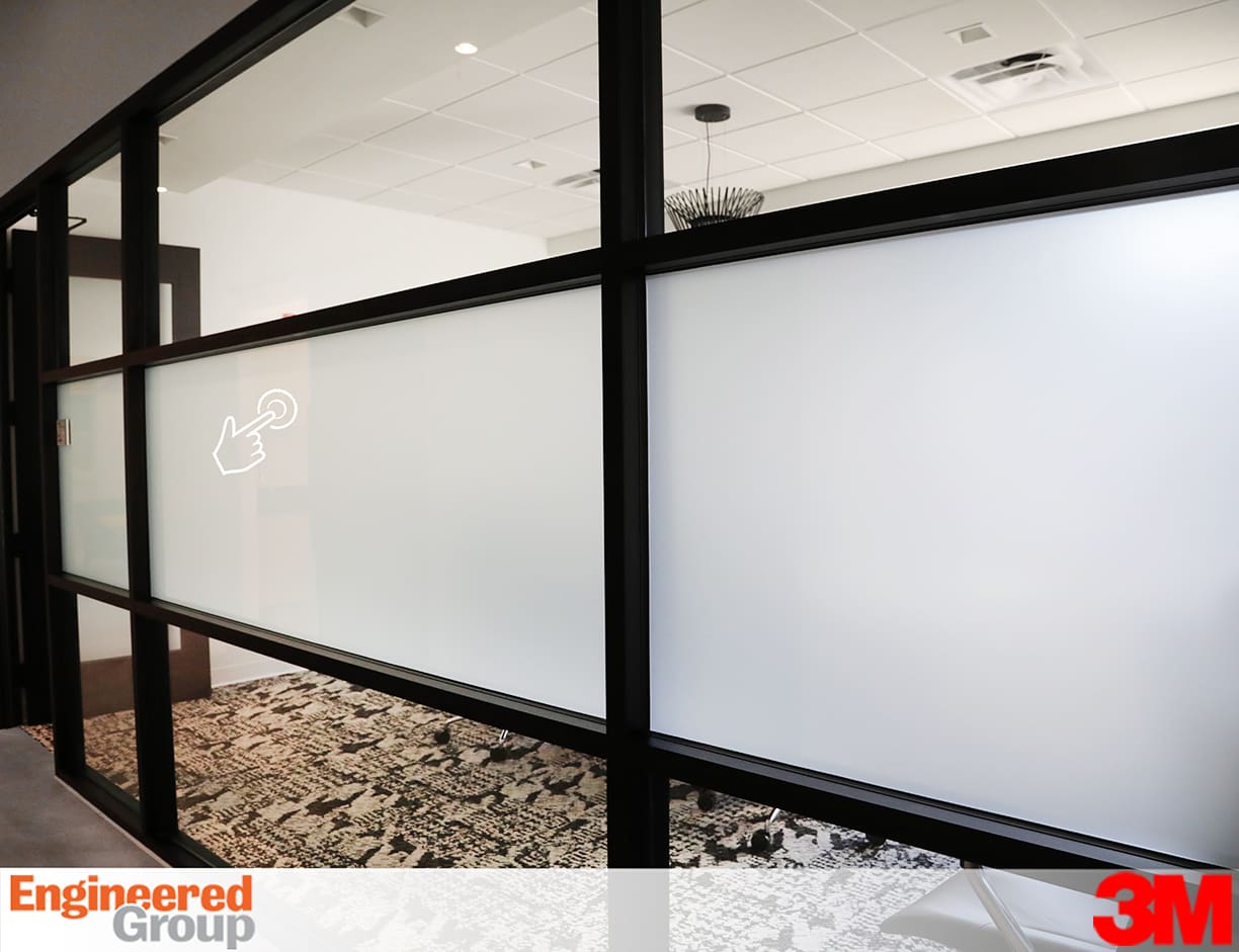 Conference Room 3M Decorative Privacy Window Film