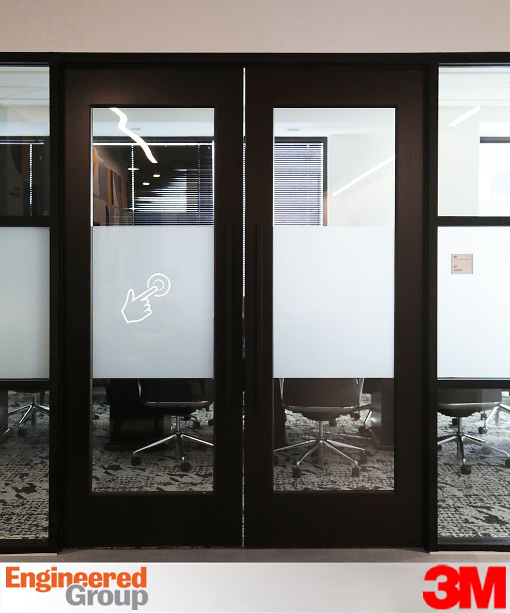Conference Room 3M Decorative Privacy Window Film