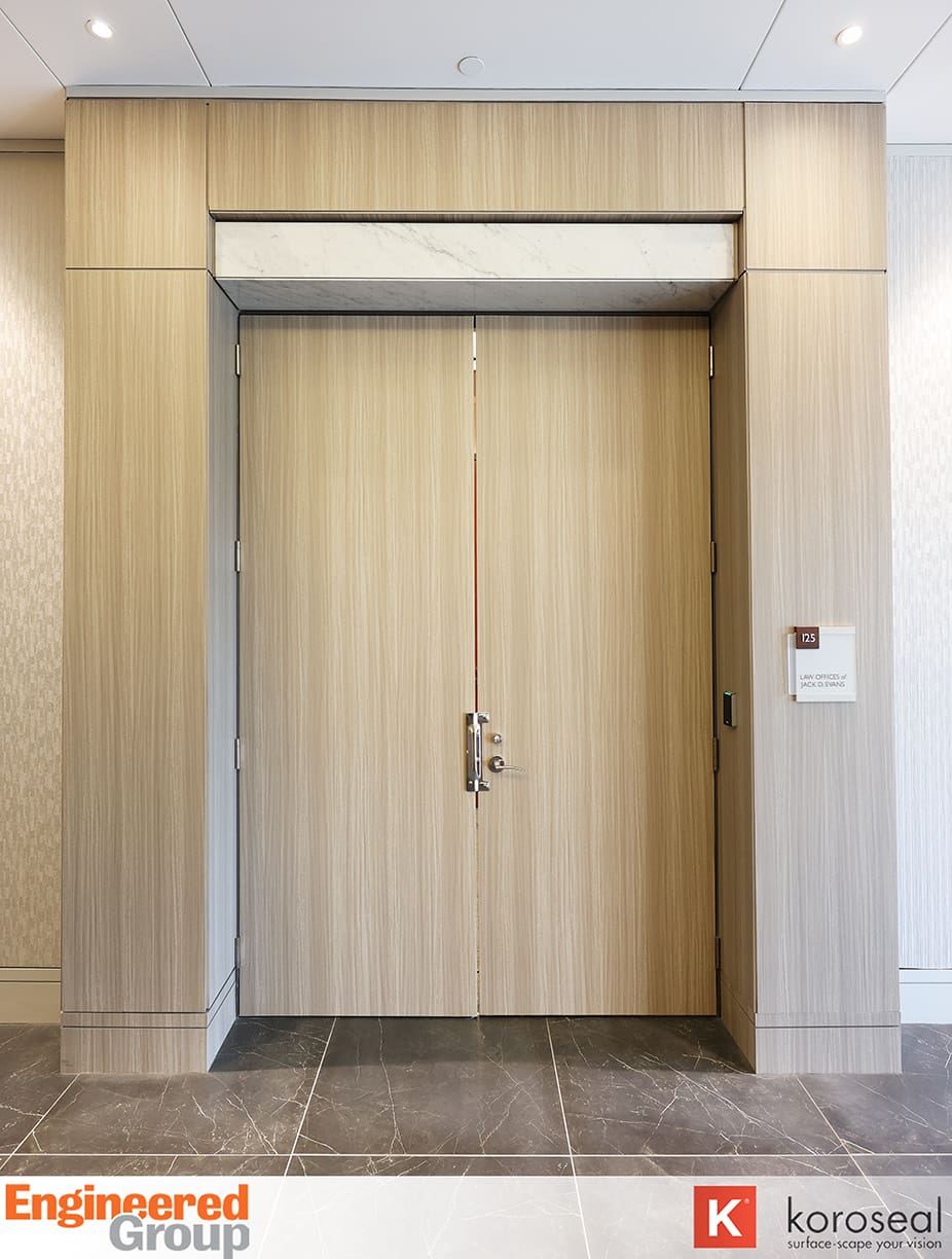 Florida Hotel Koroseal Reatec on Hotel Door