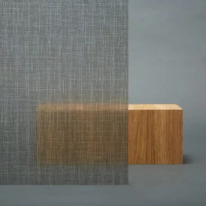 3M™ Fasara™ Fabric/Washi Glass Finishes - Weave Pearl Dark Gray