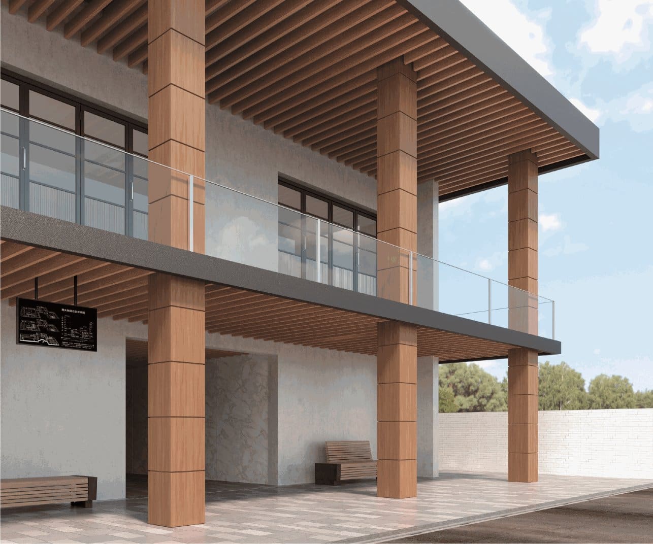 Architectural Finishes on Columns